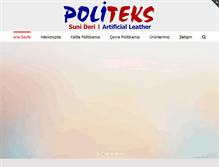 Tablet Screenshot of politekssunideri.com.tr
